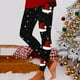 thumbnail image 1 of MKLEKYY Leggings deportivos mujer Pantalones de yoga navideños para mujer con estampado de copos de nieve para uso deportivo, 1 of 4