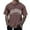 Brown, variant on Men Summer Tops Fitted Shirt Tee Shirt Men Graphic Spandex Scrub Top Mens Summer T Shirts Deep Work Nonslip Slipper Long Sleeve Neck Mens Shirts Long Sleeves Big Oversized T Lady Active Navy XS