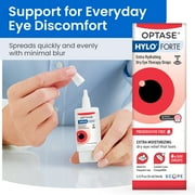OPTASE HYLO FORTE Dry Eye Drops, Preservative-Free 300 Drops – Extra Moisture – Active Glycerin & Hyaluronic Acid – Contact Lens Compatible – 0.33 fl oz