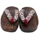 thumbnail image 2 of 1 Pair Japanese Style Shoes Creative Clog Sandal Stylish Wooden Clog Slippers, 2 of 3