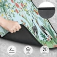 thumbnail image 3 of Sikiie Chinoiserie Floral Palm Tree Car Foot Mat Set of 4 Pieces Basics Universal Fit Rubber Carpet Floor Mats For Car SUV Van & Truck, 26.8"L x 17.3"W (Front), 13"L x 17.3"W(Rear), 3 of 6