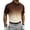 Khaki, variant on Alkepwun Mens Summer Tops Gradient Ombre Short Sleeve Dry Fit Collared Golf Casual Button T‑Shirt Classic Lightweight Breathable Stretchy Shirt