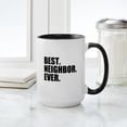 thumbnail image 4 of CafePress - Best Neighbor Ever Mugs - 15 oz Ceramic Large White Novelty Mug, 4 of 4