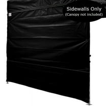 Impact Canopy 10 Foot Canopy Tent Wall, 1 Wall ONLY, 10' Canopy Sidewall, Black