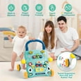thumbnail image 3 of HopeRock Baby Push Walker, Sit to Stand Learning Walker for Kids, Activity Center, Early Musical Walking Toys for Infant 6-12 Months, Walking Toys Gift for Toddler 1 Year Old., 3 of 7