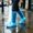 Light Blue, variant on Disposable PE Rain Shoe Covers Waterproof Overshoes Foot Protectors with Elastic Opening for Outdoor Commuting Walking Wet Weather Travel