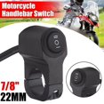 thumbnail image 2 of Motorcycle Handlebar Headlight Switch Aluminum Alloy 22cm Three-position Waterproof Switch 12v Fog Spotlight, 2 of 5
