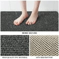 UUGEE Shower Mat for Bathtub Showers Stall Anti Slip PVC Loofah Bath