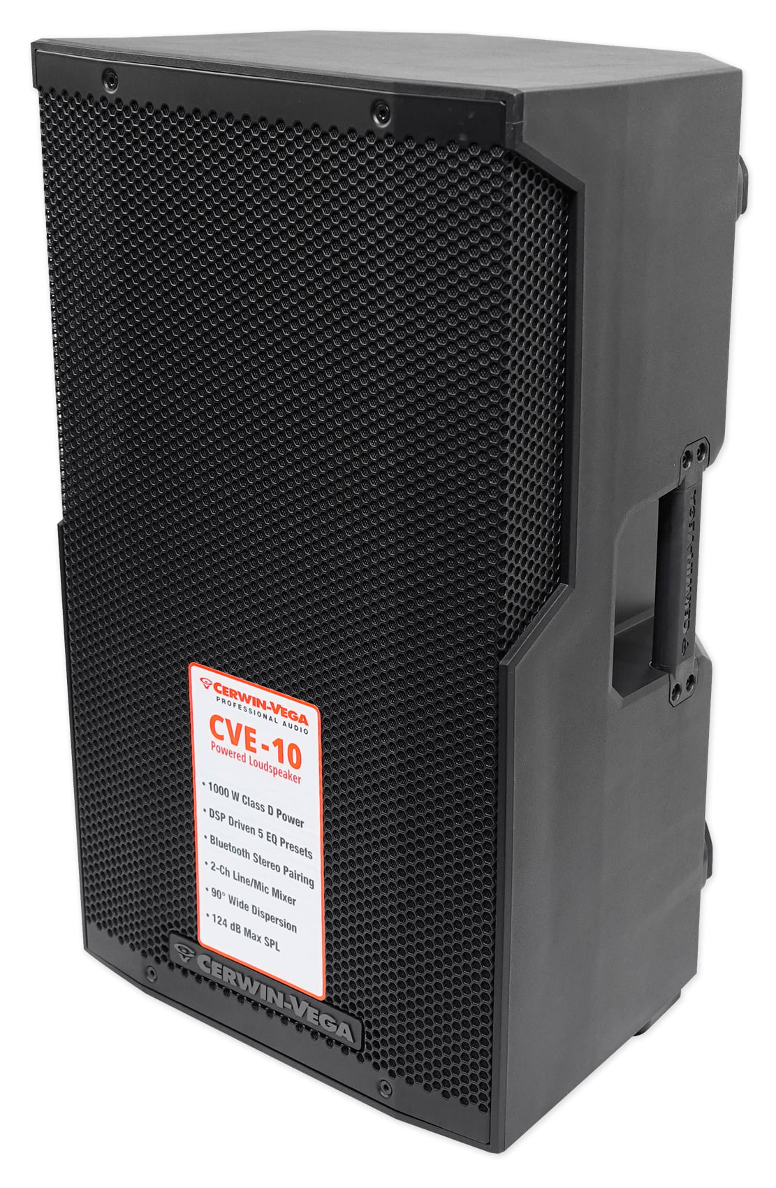 Cerwin Vega CVE-10 10 1000 Watt Powered Loudspeaker w/Bluetooth 