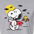 thumbnail image 3 of Peanuts - Vampire Snoopy Woodstock - Juniors Cropped Cotton Blend T-Shirt, 3 of 6