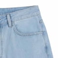 thumbnail image 6 of Hurxie Men's Jorts Baggy Jean Shorts Mid Waist Vintage Summer Denim Shorts Light Blue,2XL, 6 of 6