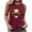 Wine Tops for Women _P, variant on Women's Vintage Elegant Going out Blouse Fashion Crew Neck Summer Clothes for Teen Girls Dressy Casual Tops Sleeveless Loose Fit Flowy Tunic Tops Retro Sunset Graphic Tank Tops White T Shirts XXL