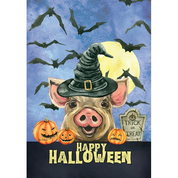 Pig - HHS Best of Breed Halloween House Flag