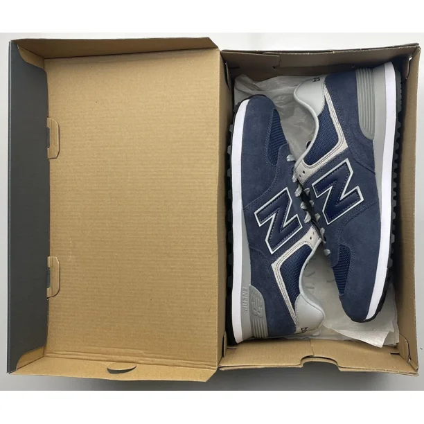 New Balance Mens 574 Navy ML574EGN Size 9.5 D NIB Core Lifestyle Classic Running
