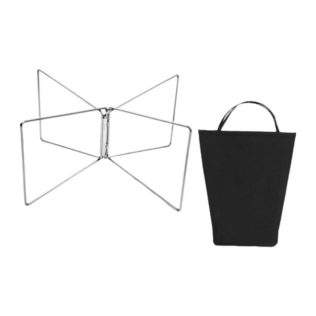 jinwen Support Pliable Boîte Support Support Pliant Étagère pour Voyage Pêche Randonnée avec Sac de Rangement