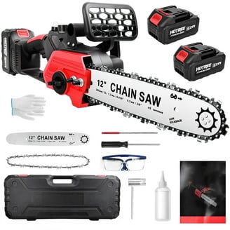 UNTIMATY Battery Chainsaw 12 inch Electric Chainsaw Cordless Chain