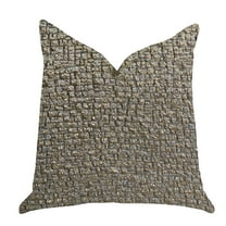 Plutus Moondust Radiance Luxury Throw Pillow in Gold Leaf 20"L x30"W