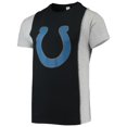 thumbnail image 2 of Men's Refried Apparel Black/Heathered Gray Indianapolis Colts Sustainable Split T-Shirt, 2 of 3
