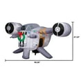 thumbnail image 3 of Airblown Inflatables Christmas Mandalorian Razor Crest, 3 of 6