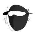 thumbnail image 4 of Minjewel Women Face Cover Mask Sun Protection - Breathable, Lightweight, Adjustable Full Face Cover, Perfect for Outdoor Activities, Hiking, Gardening,Pink, 4 of 4