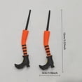 thumbnail image 4 of Kiddiway Halloween Decorations Indoor Outdoor Plant Pot - Witch Legs Hanging over Flower Rim, Prank Halloween Home Decor for Potted Plants, Garden Container Accent,Orange, 4 of 7
