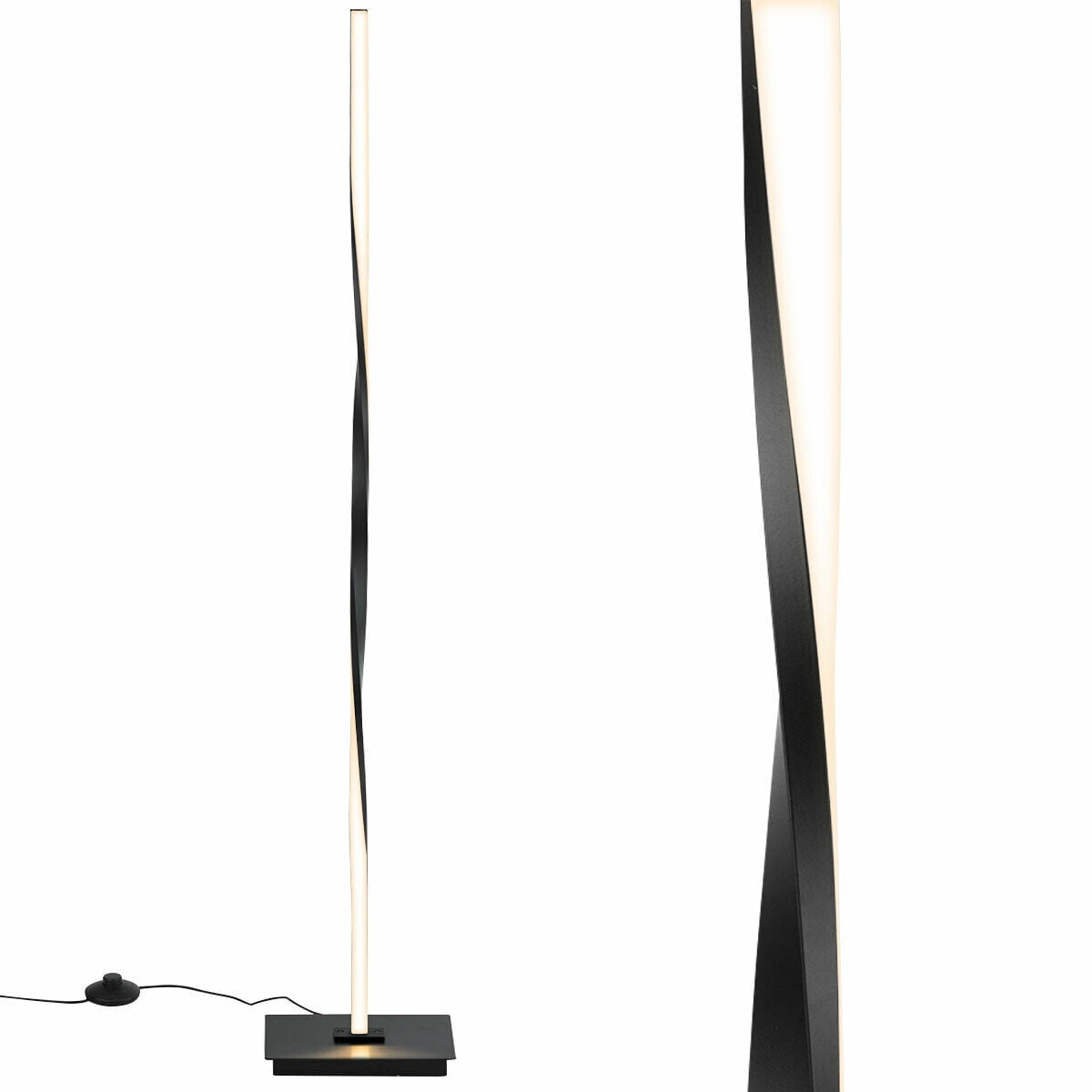 Twist Modern Led Living Room Floor Lamp, Brightech Twist Led Floor Lamp
