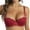 501_Wine, variant on KOKOPARK Jelly Bras for Women Wirefree Lace Bralette Half of Cup High Supportive 1/2 Cups Balconette Bra Black