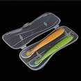 thumbnail image 4 of Cucharas, 2 piezas/juego de cucharas suaves de silicona con punta suave, cucharas para bebés con un rendimiento finamente ajustado, 4 of 10