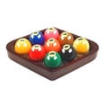 thumbnail image 2 of Solid Wood Pool Ball Triangle Rack Pool Table Ball Holder Positioning Rack, 2 of 9