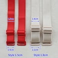 thumbnail image 2 of Shoulder Bra Straps Replacement 15mm 18mm Width Elastic Adjustable Removable Multi Color Lady Bra Strap Accessories Lingerie LJQ, 2 of 6