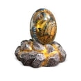 thumbnail image 1 of Matsuzay Estante de de huevo de Animal transparente para niños, mesita de noche, huevos, sala de estar, escultura, estatua, juguetes, Artesanía Azul que brilla intensamente, 1 of 6