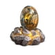 thumbnail image 1 of Escultura de huevo, juguete de huevo coleccionable de resina, decoración de mesa interior, regalos coleccionables de cumpleaños para niños, verde brillante, con base Noticed HA008771-06B, 1 of 6