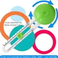 thumbnail image 3 of Plastic Round Cutting Mode Compass Circle Circular For Paper DIY-- Cutter, 3 of 9