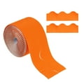 thumbnail image 1 of Unique Bargains 3.9inch x 49.2ftBulletin Board Border Scalloped Trim Paper for Locker Classroom Decor Orange, 1 of 4
