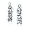 thumbnail image 3 of Bling Jewelry Womens Bridal Jewelry Set Marquise CZ Necklace Chandelier Earrings, 3 of 6