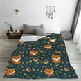 thumbnail image 5 of Vsdgher Cute plant fox Ultra-Soft Micro flannel Blanket Throw Blankets for Couch Sofa, Bed (4 sizes)-50"x40", 5 of 7