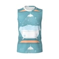 thumbnail image 6 of Picia Bathtub with Soap Bubbles mens Cotton Tank Undershirts , Moisture-wicking Ribbed Tanks, Lightweight Cotton Tank Undershirts-X-Large, 6 of 8