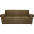 thumbnail image 1 of PENGXIANG 4PCS Stretch Textured Grid Sofa Cover Soft Couch Cover Washable Furniture Covers For Machine Washable, 1 of 3
