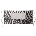thumbnail image 4 of Cotton Apron - Zebra Print - Kitchen BBQ Restaurant Cooking Painters Artists - Full Apron or Waist Apron, 4 of 5