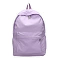 thumbnail image 1 of Promotion! Fournitures de Rentrée Scolaire Sac d'École Étudiant Grande Capacité Sac à Dos Extérieur Filles Sac à Dos Couleur Unie, Violet, 1 of 7