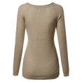 thumbnail image 2 of FashionOutfit Women's Classic Rounded Scoop Neck Sweater, 2 of 3