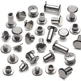 thumbnail image 4 of Chicago Screw Leather Rivets Assorted Screw Rivets M5 Chicago Binding Screws for Decorating PU Craft Belts(110PCS)A, 4 of 6