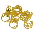 thumbnail image 1 of 10 Piezas de Anillos de Filigrana Ajustables de Latón con Pegamento en La Almohadilla de 7,5 Vintage Bronce, 1 of 6