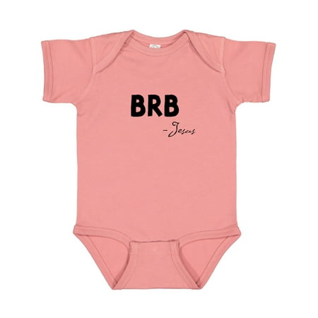 

Inktastic Easter BRB Jesus Gift Baby Boy or Baby Girl Bodysuit