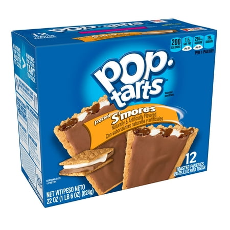 Pop-Tarts Toaster Pastries Breakfast Foods Frosted S mores 12 Ct 22 Oz Box