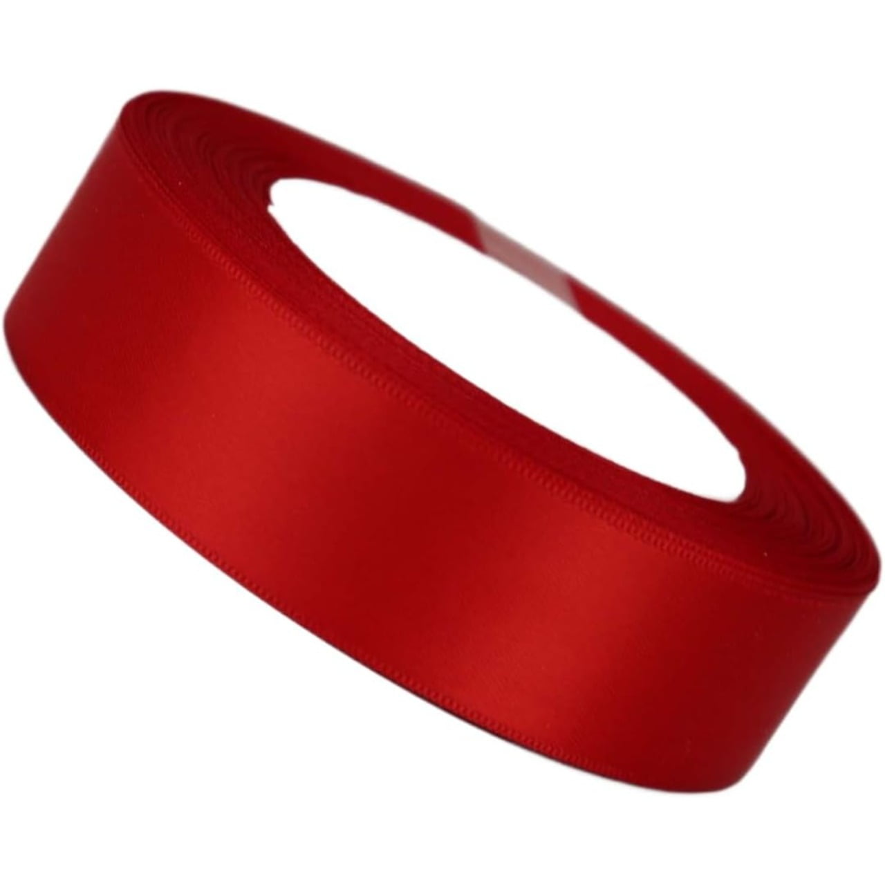 Double Faced Satin Ribbon Double Sided Solid Polyester Ribbon for Gift Wrapping Christmas Decoration