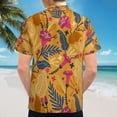 thumbnail image 6 of High Quality Hawaiian Shirts for Men Short Sleeve Aloha Beach Shirt Floral Summer Casual Button Down Shirts Blouses D28P2V, 6 of 7