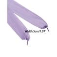 thumbnail image 3 of INSPIRE CHIC Unisex Solid Color Wrinkled Extra Wide Flat Athletic Shoe Laces for Sneakers, 3 of 5