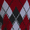 Grey Shadow Combo, variant on Argyle Pattern Crewneck Sweater, Men's Sizes XS -4XLT