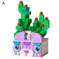 thumbnail image 1 of Building Block Toy 1 Set Building Block Toy Eye-catching Relieve Boredom Colorful Flowers Bouquet Bulk Garden Building Blocks for Home, 1 of 6